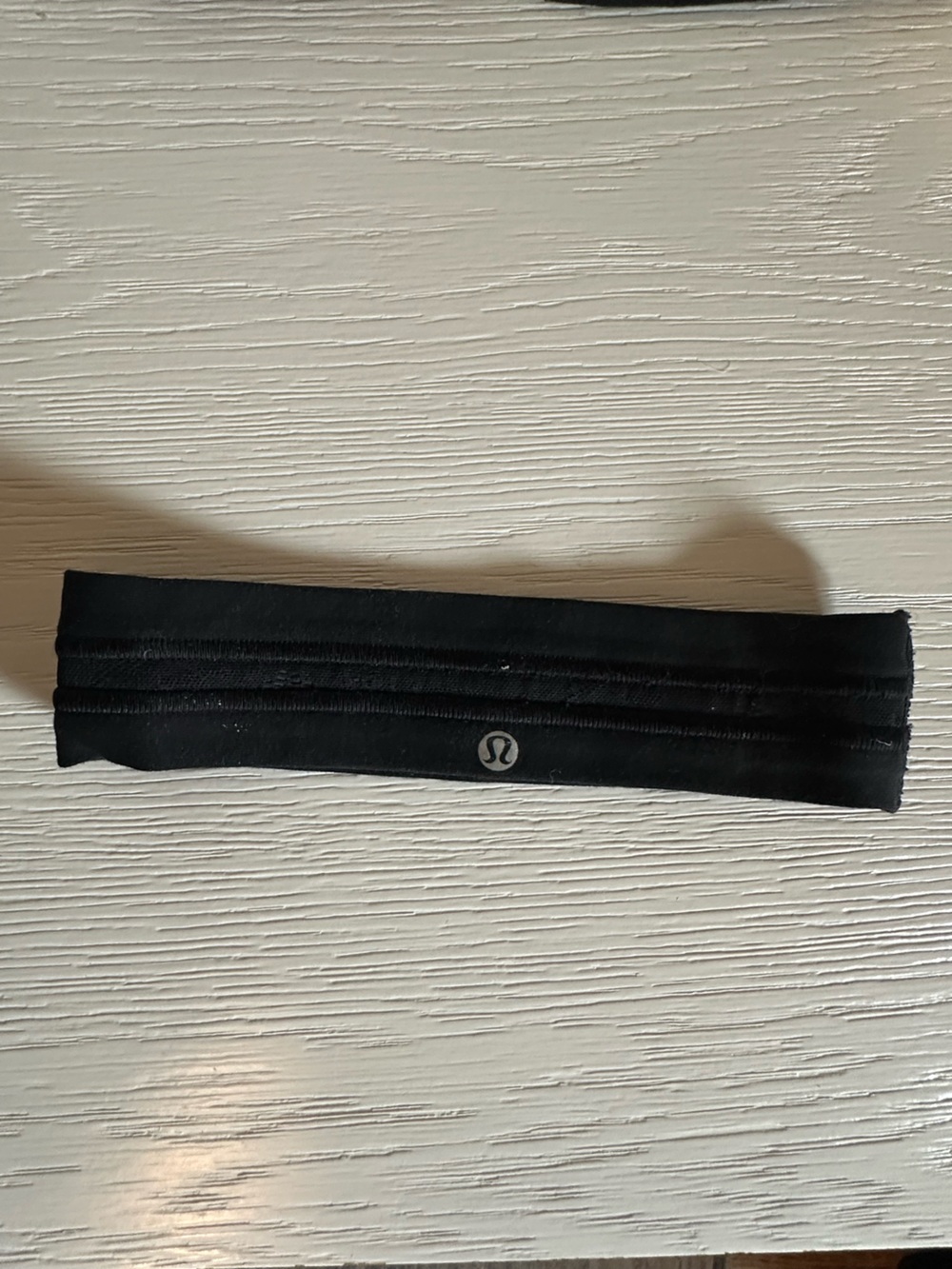 Lululemon Black Athletic Sweat Headband One Size Non Slip Workout Hairband